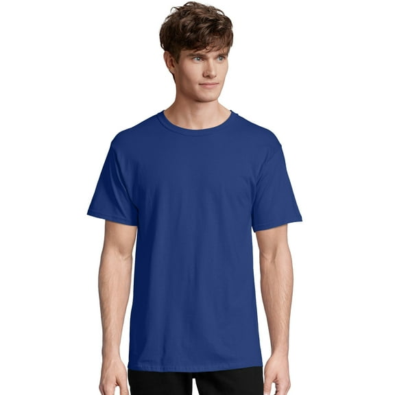 Hanes Essentials Unisex Cotton T-Shirt Deep Royal S