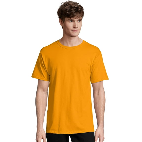 Hanes Essentials Unisex Cotton T-Shirt Gold M