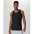 thumbnail image 1 of Hanes Essentials Men's Cotton Tank Top, 3-Pack Black L, 1 of 7