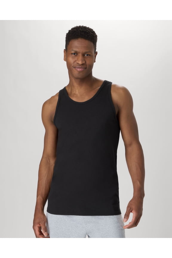 Essentials Tank Top 3-Pack, Midweight Cotton Tanks, Sleeveless Shirts