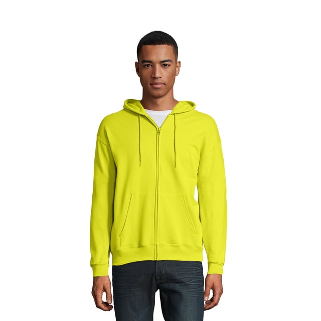 Hanes EcoSmart Sweat à Capuche Zippé Femme – Polaire Douce 50% Coton Recyclé – Poches Avant