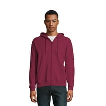 Hanes Essentials Men's EcoSmart Fleece Full Zip Hoodie, Sizes up to 3XL