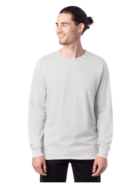 Essentials Men's Long Sleeve Cotton T-Shirt, Sizes S-3XL
