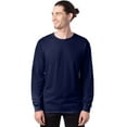 thumbnail image 1 of Hanes Long Sleeve T-Shirt Men's Cotton Tee Essentials Midweight Crewneck S-3XL, 1 of 4
