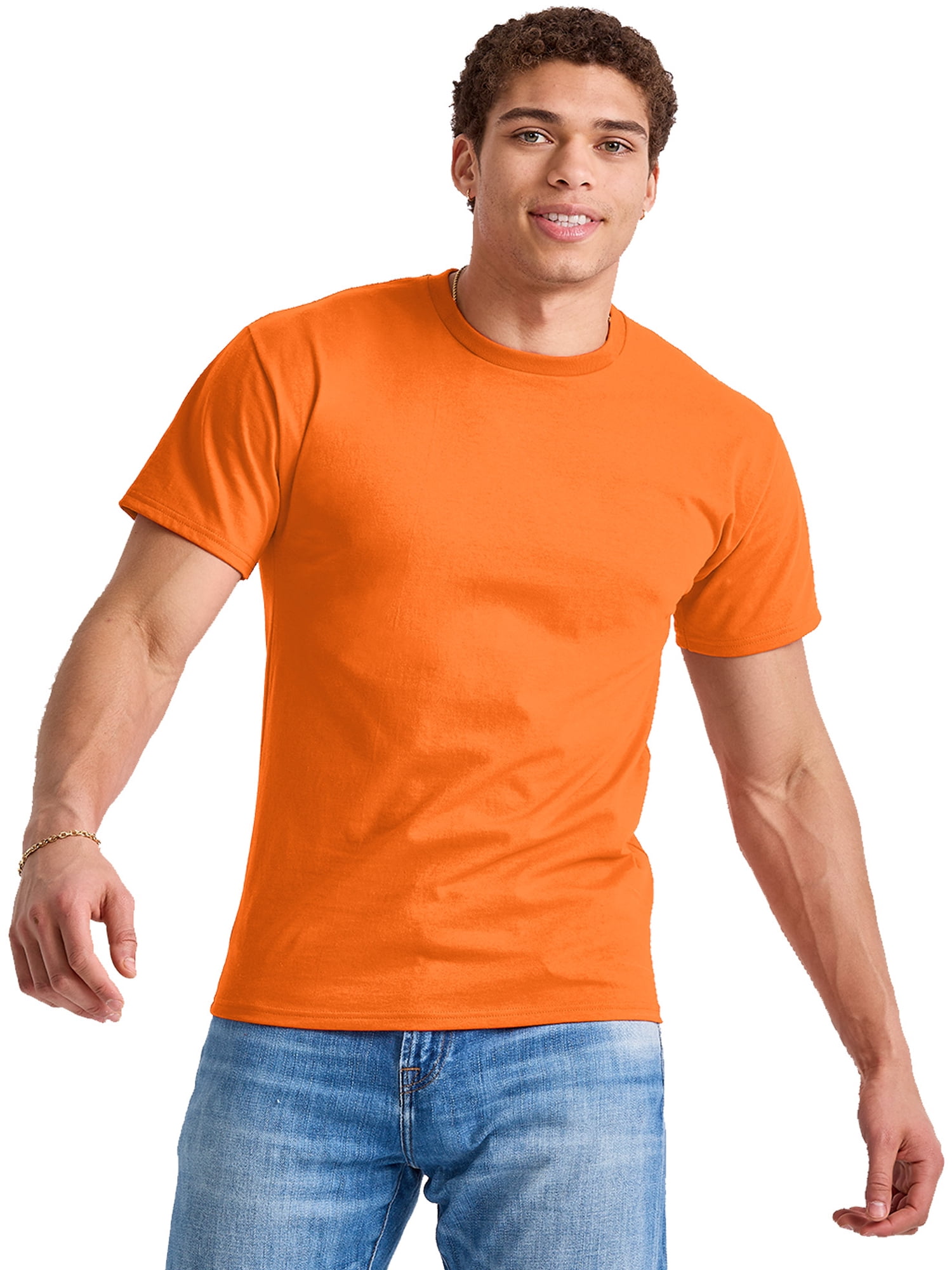 Hanes Men's Essentials Short Sleeve T-Shirt Value Pack - 6-Pack, 100% Cotton, Crewneck 4 thumbnail image