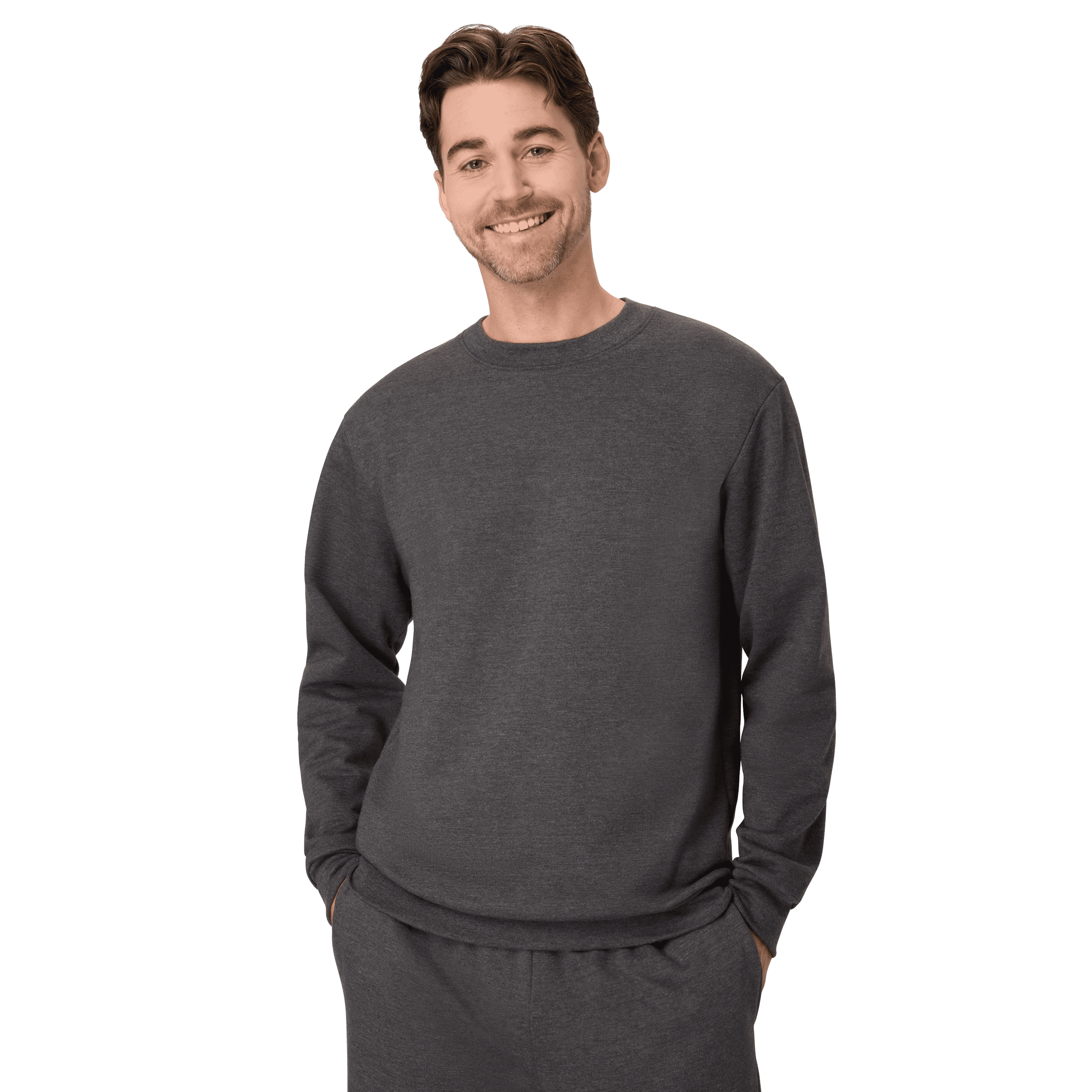 Hanes Men's & Big Men's Essentials Fleece Crewneck Sweatshirt, Sizes S-5XL