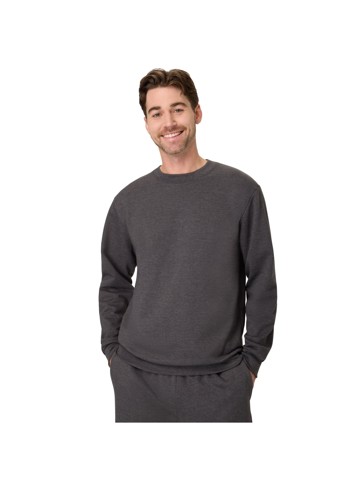 Hanes Men's & Big Men's Essentials Fleece Crewneck Sweatshirt, Sizes S-5XL