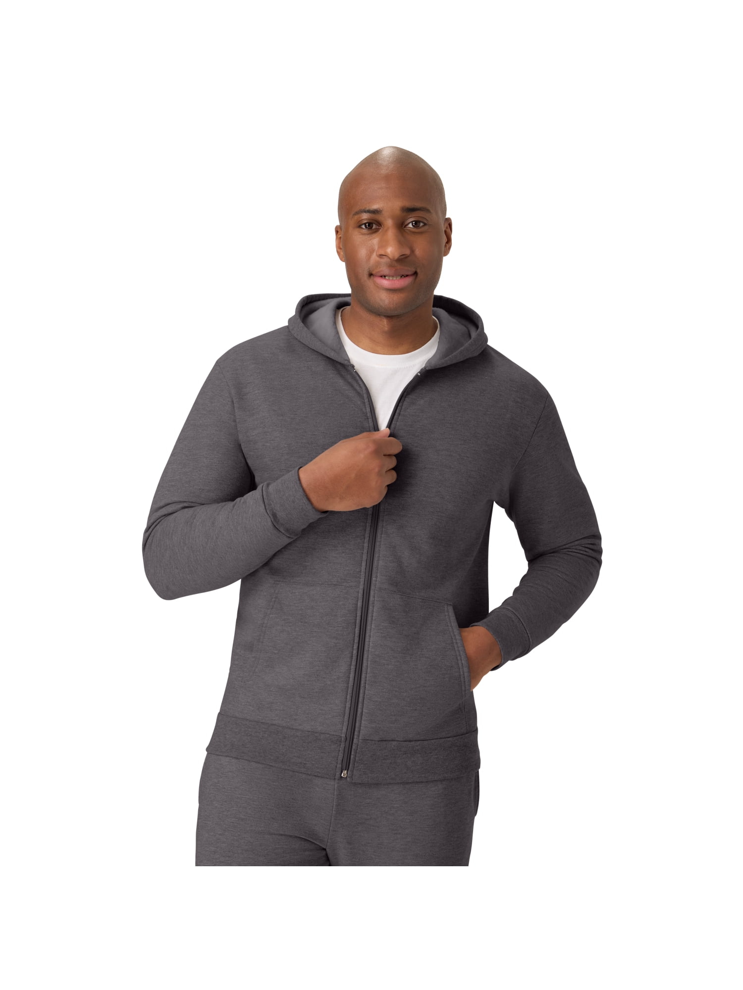 Hanes Men's & Big Men's Essentials Fleece Full-Zip Hoodie Sweatshirt, Sizes S-5XL