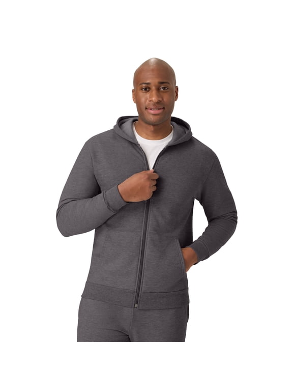 Men's & Big Men's Essentials Fleece Full-Zip Hoodie Sweatshirt, Sizes S-5XL