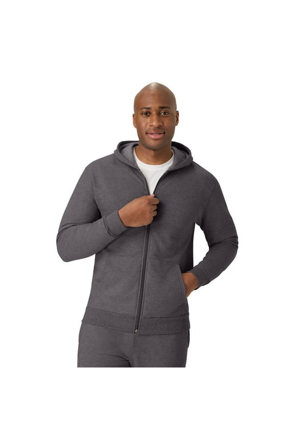 Men's & Big Men's Essentials Fleece Full-Zip Hoodie Sweatshirt, Sizes S-5XL