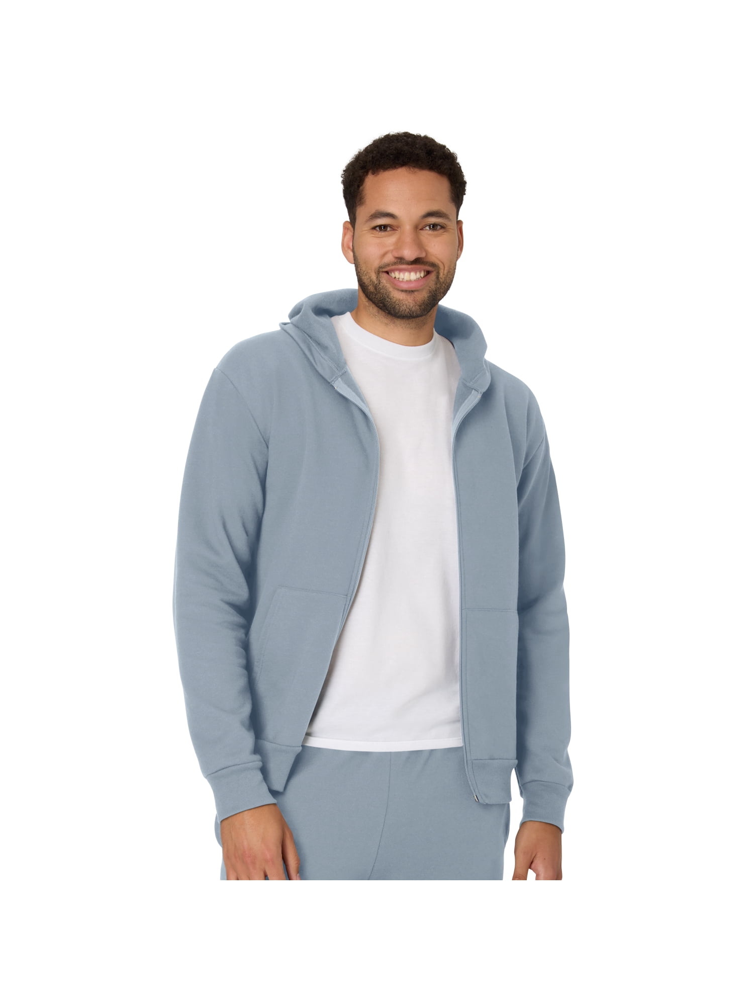 Men's & Big Men's Essentials Fleece Full-Zip Hoodie Sweatshirt, Sizes S-5XL