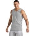 thumbnail image 1 of Hanes Essentials Men's Cotton Tank Top, 3-Pack Light Steel M, 1 of 5