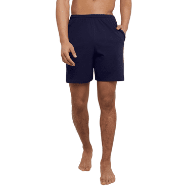 Hanes Essentials Mens Cotton 7.5" Shorts With Pockets
