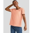 thumbnail image 1 of Hanes Essentials T-Shirt Oversized Fit Women’s Cotton Tee Short Sleeve Crew Neck, 1 of 5