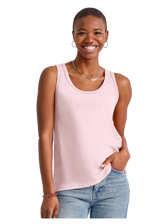 Essentials Tank Women’s Cotton Sleeveless Tee, Sizes XS-2XL
