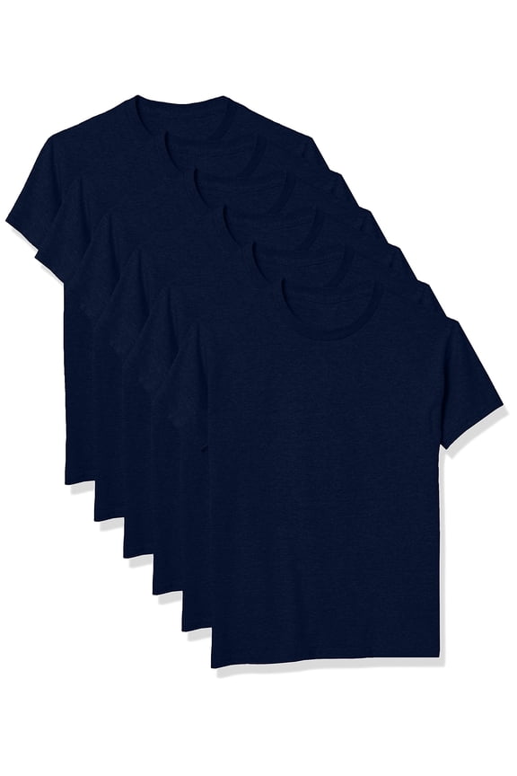Essentials Toddler Cotton T-Shirt, Boys & Girls, 3-Pack Navy 2T