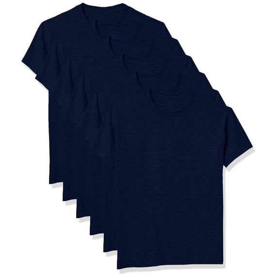 Hanes Essentials Toddler Cotton T-Shirt, Boys & Girls, 3-Pack Navy 2T