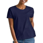 Hanes Essentials Women’s T-Shirt, 100% Cotton Relaxed-Fit Tee, Sizes XS-XXL