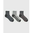 thumbnail image 1 of Hanes Explorer Downtown Streets Men's Cushioned Mid-Crew Socks, 3-Pairs Grey/Charcoal 6-12, 1 of 3