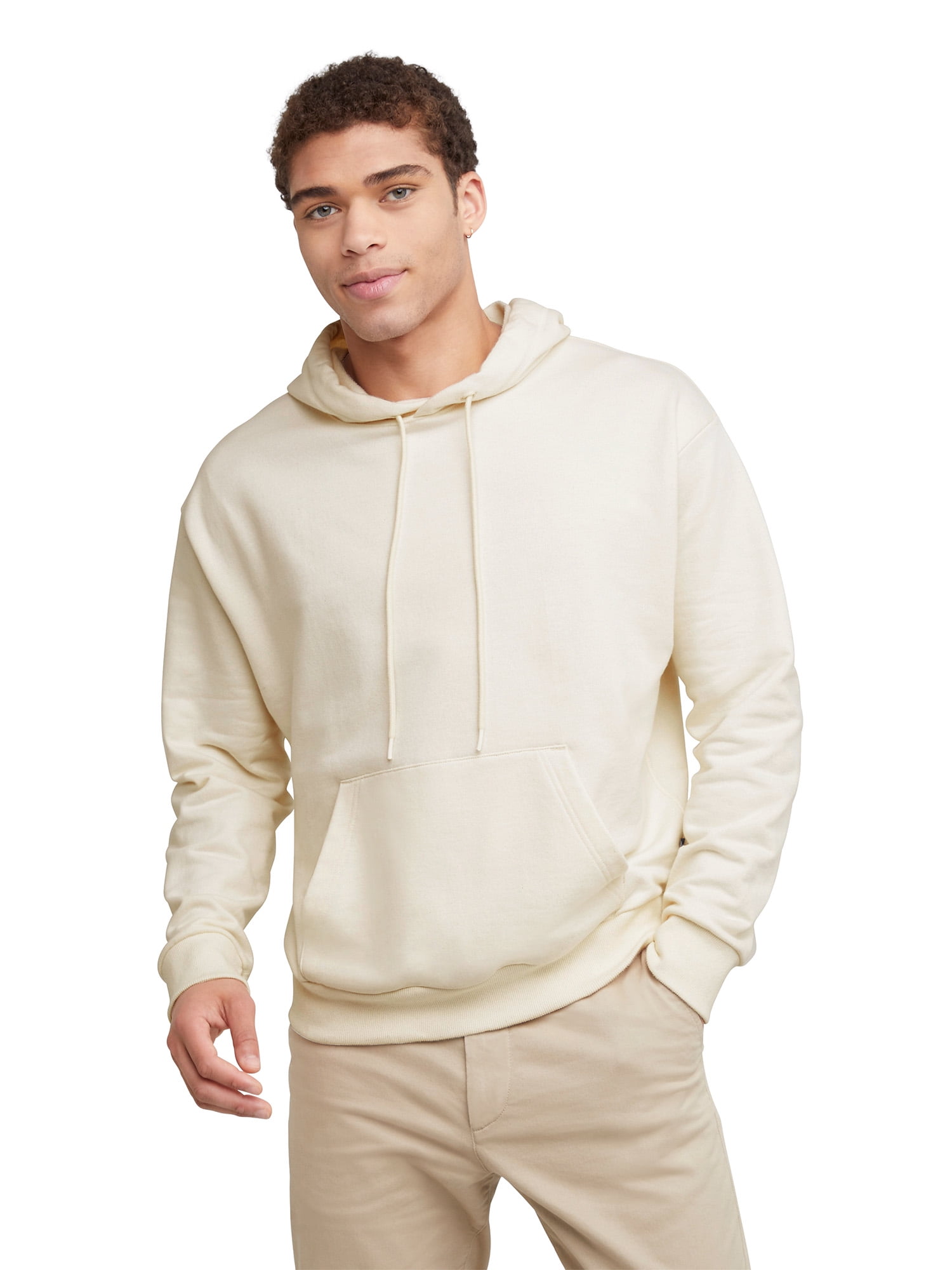 Hanes Explorer Unisex French Terry Hoodie Natural XL