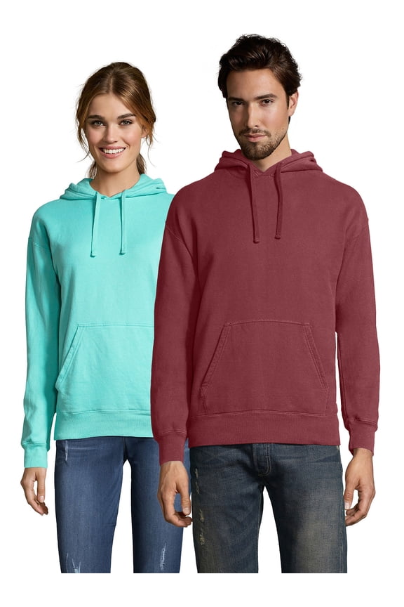 Hanes Men's Comfortwash Garment Dyed Fleece Hoodie Sweatshirt - GDH450GRTDYE