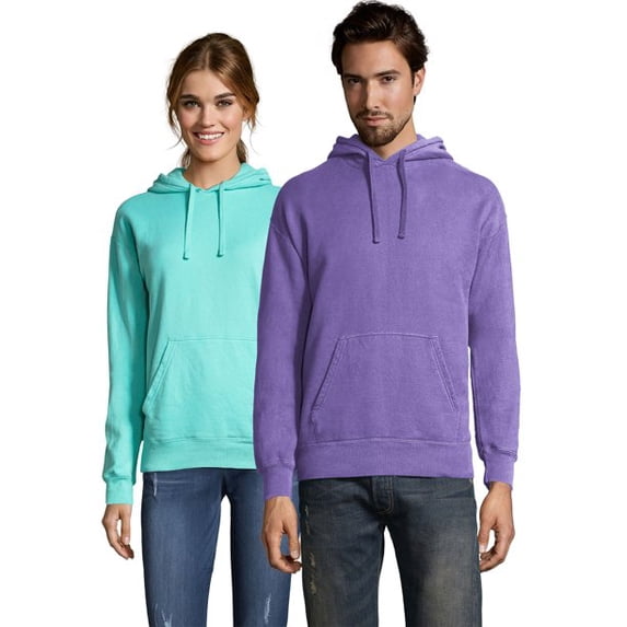 GDH450 Hanes Unisex Comfortwash Garment Dyed Fleece Hoodie - Lavender - 3XL