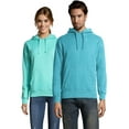 thumbnail image 1 of Hanes Fleece Hoodie Sweatshirt Unisex ComfortWash Garment Dyed Men Womens, 1 of 3