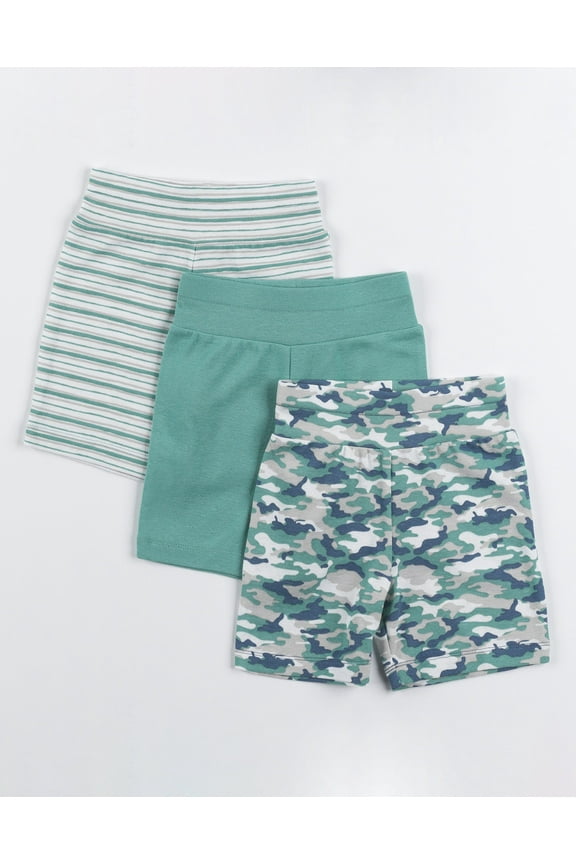 Flexy Baby Knit Shorts 3-Pack 4-Way Stretch Boys & Girls