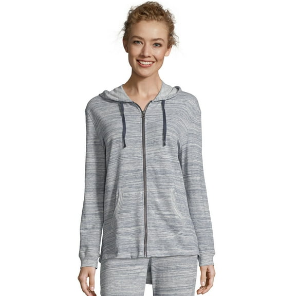 Hanes French Terry Hoodie Full Zip Sweatshirt w ith Pockets, Sizes S-XXL