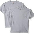 thumbnail image 1 of Hanes FreshIQ Workwear Pocket Tee (OW1102) Light Steel, 4XL, 1 of 5