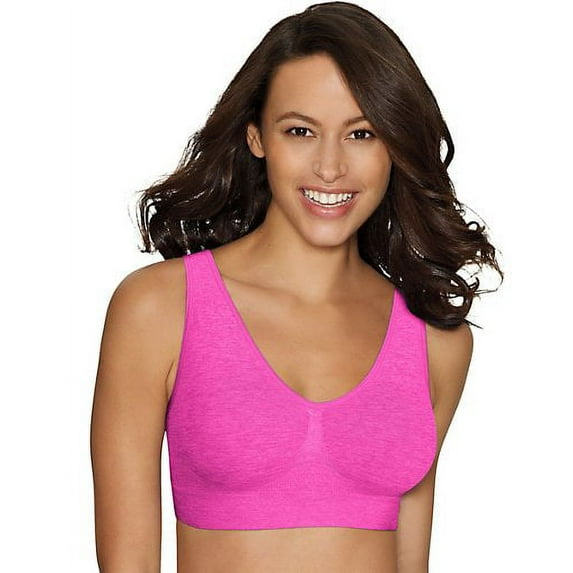 Hanes Get Cozy Women's Bralette, ComfortFlex True Teal Heather M
