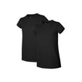 thumbnail image 1 of Hanes Essentials Girls' Cotton T-Shirt, 2-Pack Black XL, 1 of 5