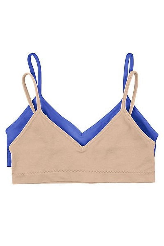 Girls' Cami Strap Wirefree Bra 2-Pack