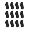 thumbnail image 1 of Hanes Boys Socks, 12 Pack Ankle Cushion Socks, Sizes S - L, 1 of 2