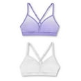 thumbnail image 1 of Girls' Seamless Molded Racerback Bra, 2 Pack, 1 of 2