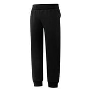 HANES EcoSmart Girls' Jogger Sweatpants Black L