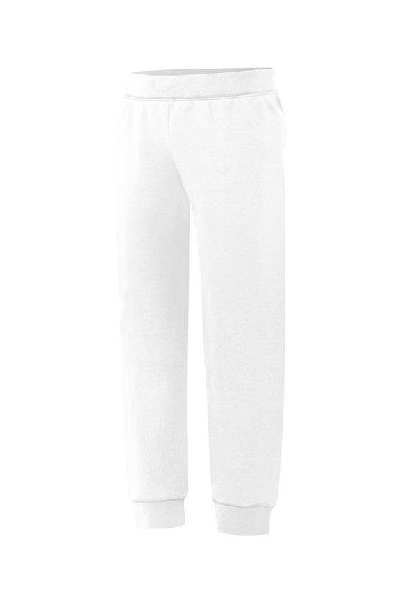EcoSmart Girls' Jogger Sweatpants White XL
