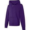 thumbnail image 1 of Hanes Girls ComfortSoft Eco Smart Full-Zip Hoodie Sweatshirt, Sizes 4-16, 1 of 4