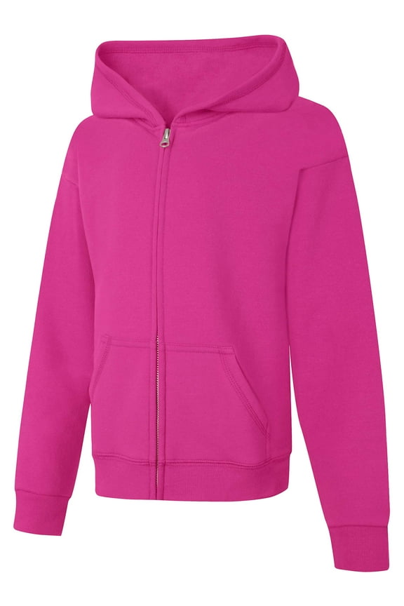 Girls ComfortSoft Eco Smart Full-Zip Hoodie Sweatshirt, Sizes 4-16