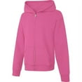 thumbnail image 1 of Hanes Girls ComfortSoft Eco Smart Full-Zip Hoodie Sweatshirt, Sizes 4-16, 1 of 2