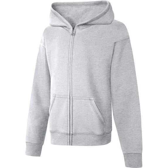 Hanes Girls ComfortSoft Eco Smart Full-Zip Hoodie Sweatshirt, Sizes 4-16