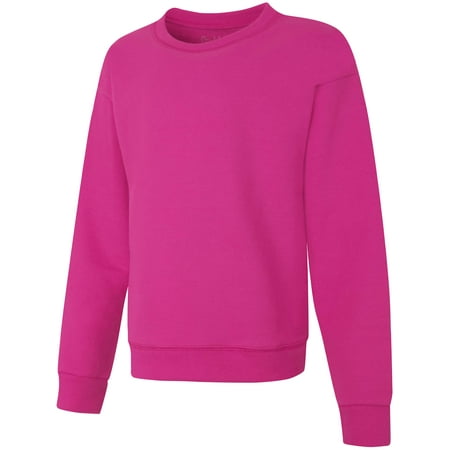 Hanes Girls ComfortSoft Eco Smart Girls Crewneck Sweatshirt, Sizes 4-16
