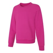 Hanes EcoSmart Girls' Fleece Sweatshirt Amaranth XS