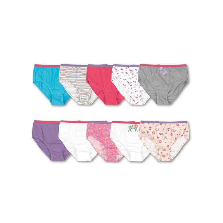 Hanes Girl's Briefs (Pack of 6)