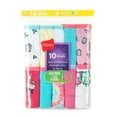 thumbnail image 1 of Hanes Girls' Cotton Briefs, 10-Pack Assorted 1 8, 1 of 4