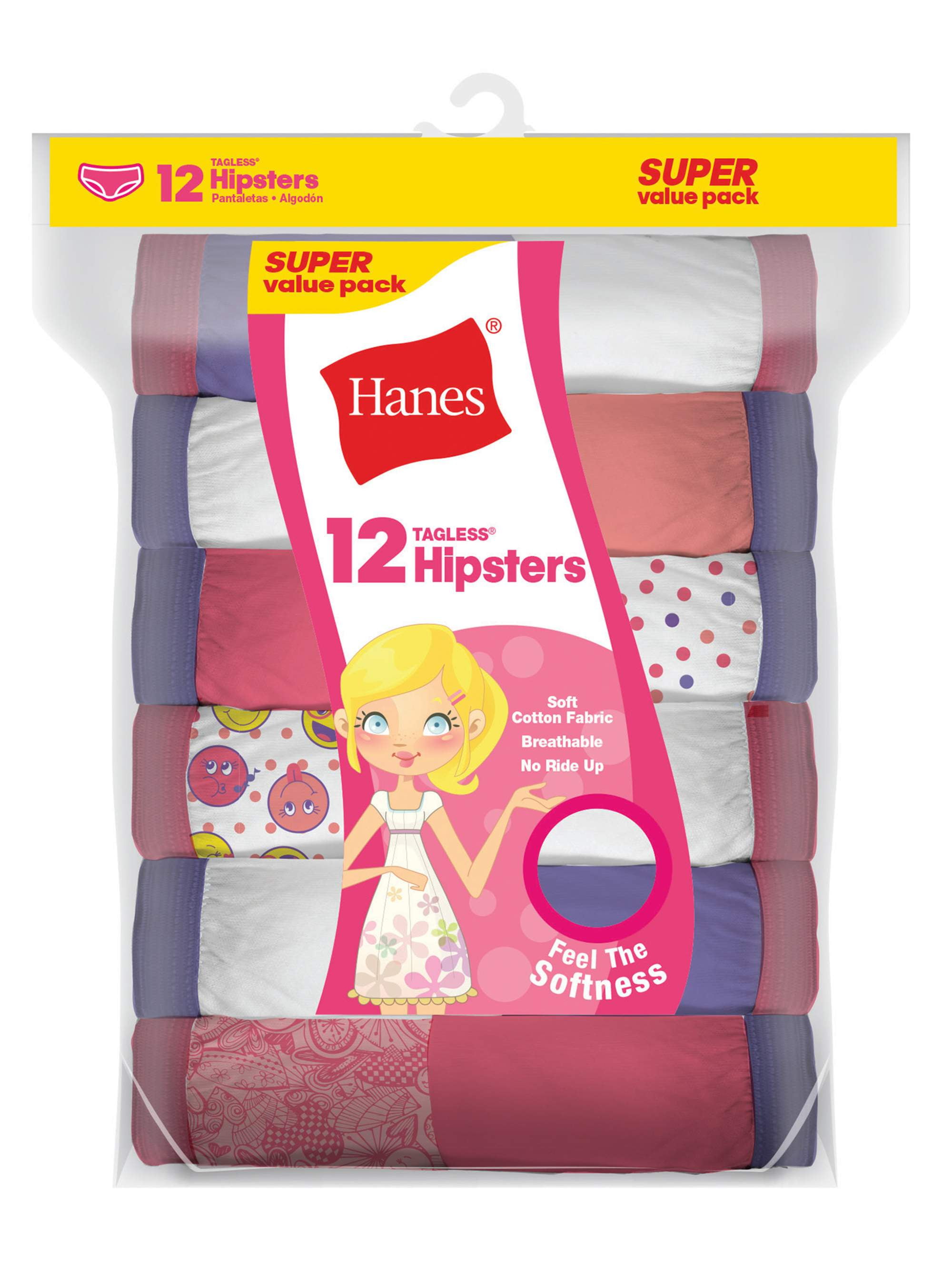 Hanes Originals Women's Hipster Underwear, Breathable Cotton Stretch,  6-Pack 