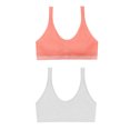 thumbnail image 1 of Hanes Girls' Cozy Seamless Wirefree Pullover Bra 2-Pack M, 1 of 4