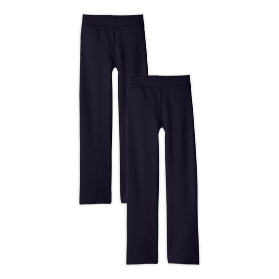 Hanes Girls' EcoSmart Crew Sweatpant 2-Pack