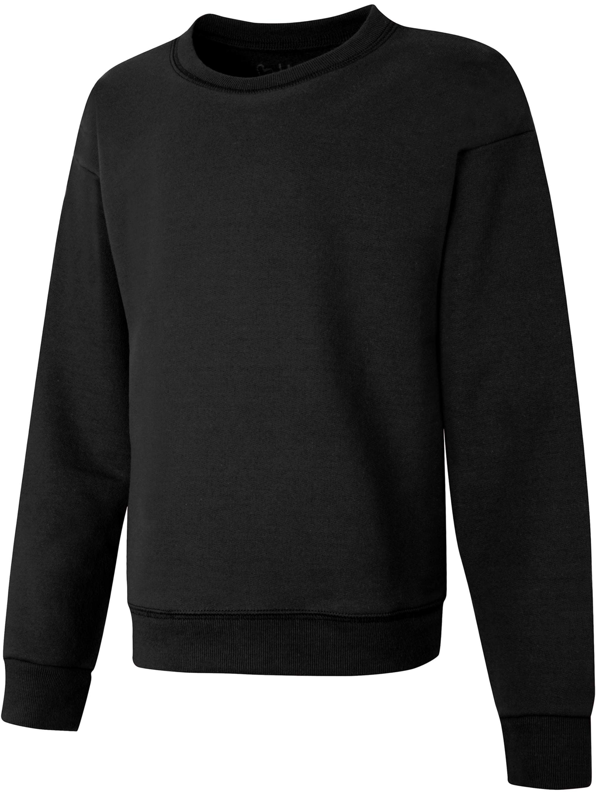 Hanes Girls ComfortSoft Eco Smart Girls Crewneck Sweatshirt Sizes 4 16 Walmart