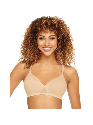 Hanes Women's T-Shirt Soft Unlined Wire-Free Convertible Straps